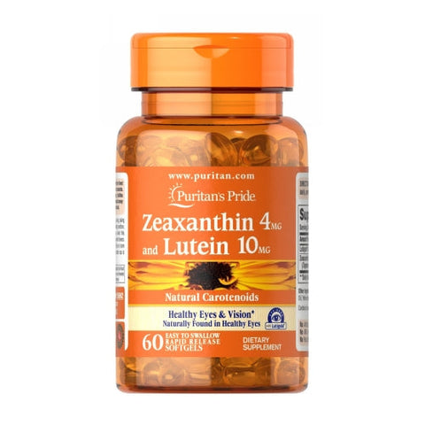 Puritan's Pride, Zeaxanthin with Lutein, 60 Softgels Puritan's Pride