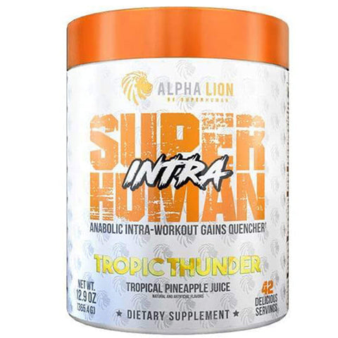 Alpha Lion, Superhuman Intra, Tropic Thunder Tropical Pineapple Juice 42 Each Alpha Lion