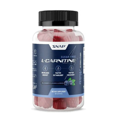 L-Carnitine Gummies Sugar Free 60 Count by Snap Supplements