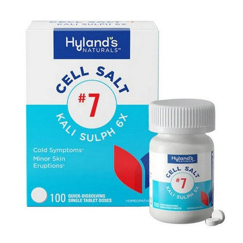 Hylands, Cell Salt #7 Kali Sulph, 100 Tabs Hylands