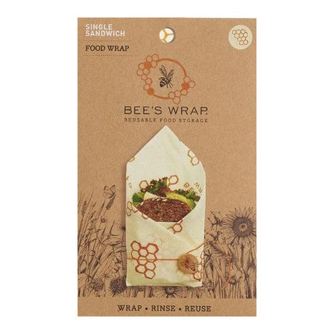 Bees Wrap, Honeycomb Sandwich Wrap, 1 Count Bees Wrap