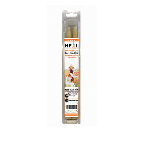 Harmony, Small Unscented Ear Candles, 2 Count Harmony