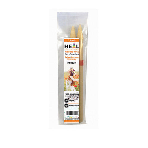 Harmony, Medium Unscented Ear Candles, 2 Count Harmony