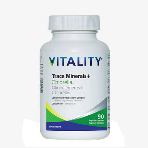 Vitality, VITALITY Trace Minerals + Chlorella, 90 VegCaps Vitality