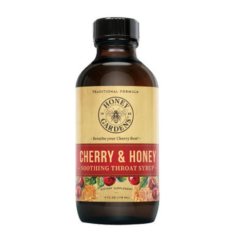 Honey Gardens, Cherry Honey Syrup, 4 Oz Honey Gardens