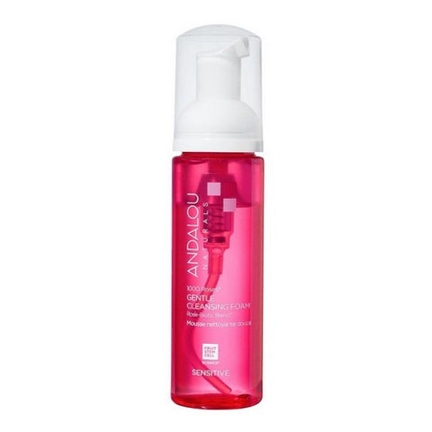 Andalou Naturals, 1000 Roses Gentle Cleansing Foam Sensitive, 5.5 Oz Andalou Naturals
