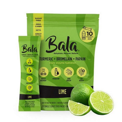 Bala Enzyme, Bala Enzyme Drink Stick Pack Lime, 10 Count Bala Enzyme