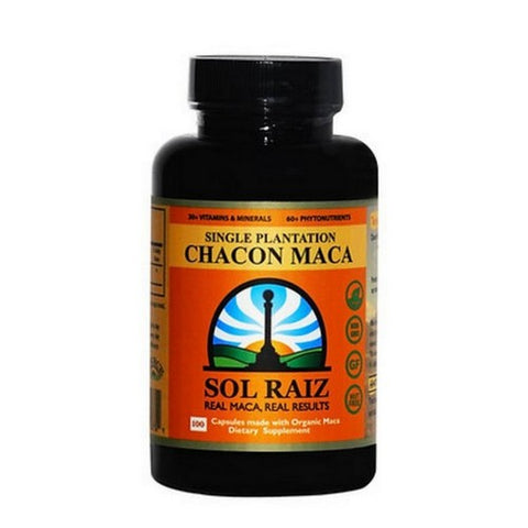Sol Raiz Organics, Chacon Maca, 100 Caps Sol Raiz Organics