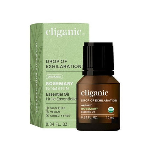 Cliganic, Drop Of Exhilaration Organic Rosemary Essential Oil, 0.34 Oz