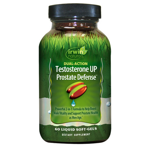 Irwin Naturals, Dual-Action Testosteron UP Prostate Defense, 60 Softgels Irwin Naturals