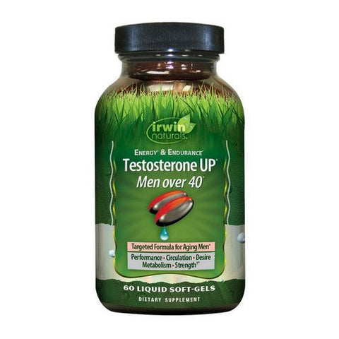 Irwin Naturals, Testosterone Up Men Over 40, 60 Liquid Softgels Irwin Naturals