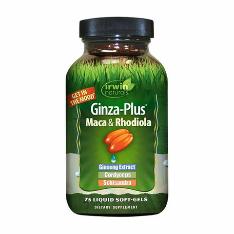 Irwin Naturals, Ginza-Plus Maca & Rhodiola, 75 Softgels Irwin Naturals