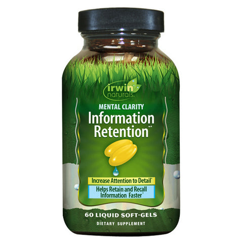 Irwin Naturals, Mental Clarity Information Retention, 60 Softgels Irwin Naturals