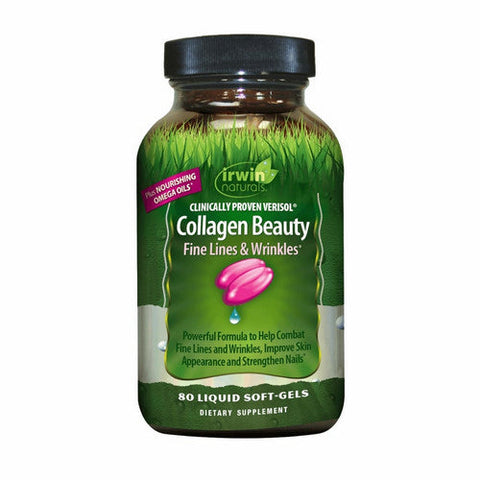 Irwin Naturals, Collagen Beauty, 80 Softgels Irwin Naturals