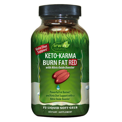 Irwin Naturals, Keto-Karma Burn Fat RED, 72 Softgels Irwin Naturals