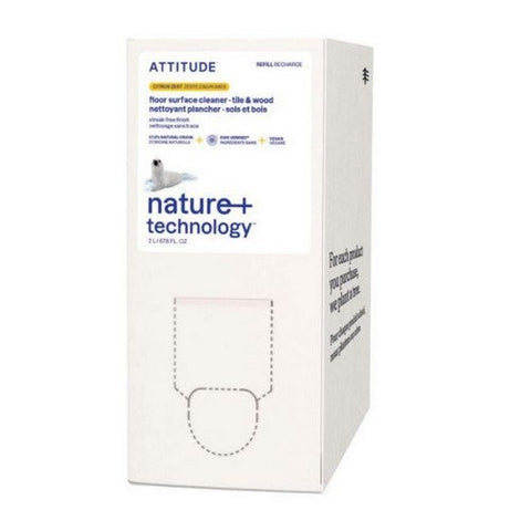Attitude, Nature Floor Surface Tile And Wood Cleaner, 2 Litre Attitude