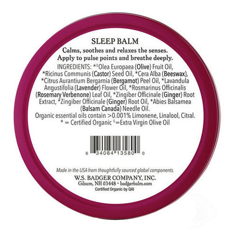 Badger Balm, Sleep Balm Tin, 56 Grams Badger Balm