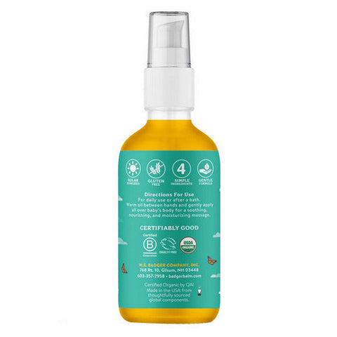 Badger Balm, Baby Oil, 118 Ml Badger Balm