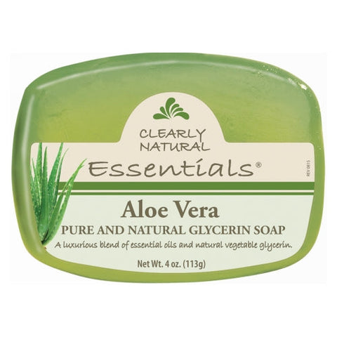 Clearly Natural, Aloe Vera Soap, 4 OZ EA Clearly Natural