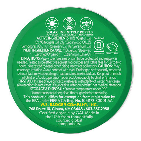 Badger Balm, Anti-Bug Balm Tin, .75 Oz Badger Balm