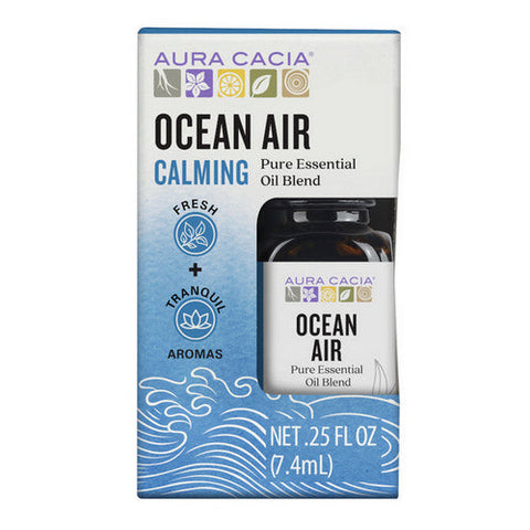 Aura Cacia, Ocean Air  Essential Oil Blend, 0.25 Oz Aura Cacia
