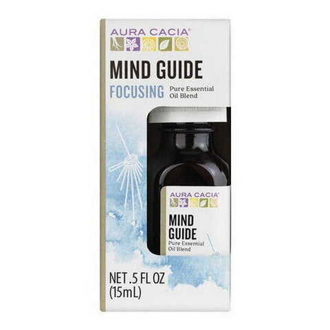 Aura Cacia, Mind Guide Essential Oil Blend, 0.5 Oz Aura Cacia