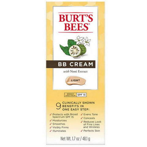 Burts Bees, Light Medium BB Facial Cream, 1.7 Oz Burts Bees