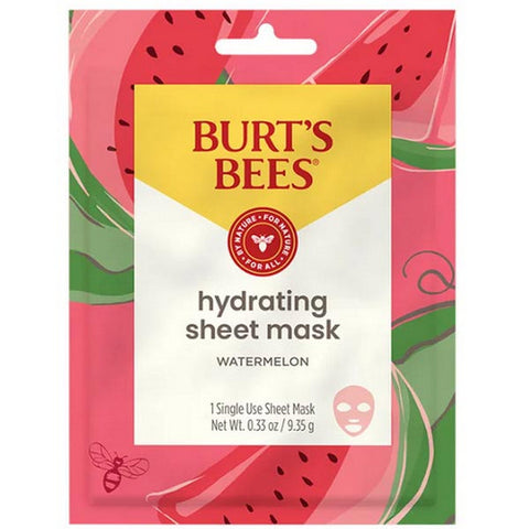 Burts Bees, Hydrating Sheet Mask with Watermelon, 0.33 Oz Burts Bees