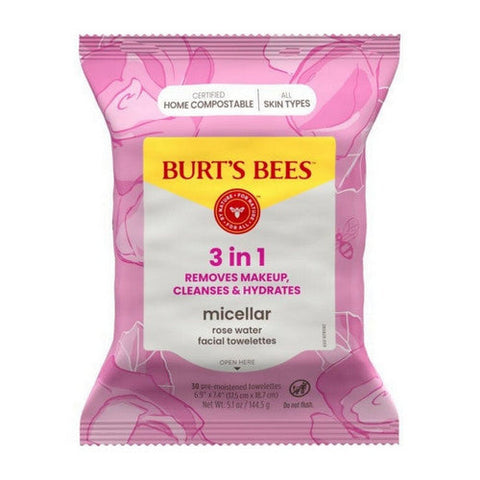 Burts Bees, Micellar Makeup Removing Towelettes, 30 Count Burts Bees