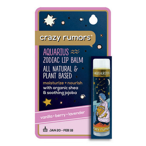 Crazy Rumors, Aquarius Air Blend Lip Balm, 0.15 Oz Crazy Rumors