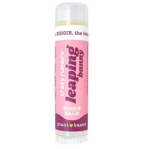 Crazy Rumors, BIGGIE Leaping Bunny Plum Apricot Lip Balm, 0.55 Oz Crazy Rumors
