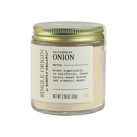 Simply Organic, Single Origin Californian Onion Organic, 2.86 Oz Simply Organic