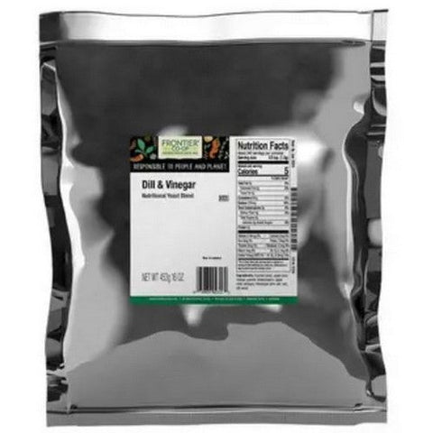 Dill & Vinegar Nutritional Yeast Blend 1 Lb by Frontier Coop