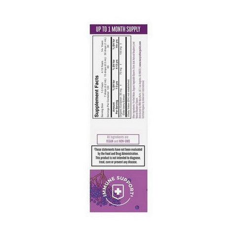 MaryRuth's, Organic Elderberry Drops Blueberry Plus Raspberry, 1 Oz MaryRuth's