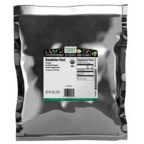 Frontier Coop, Organic Dandelion Root Powder, 16 Oz
