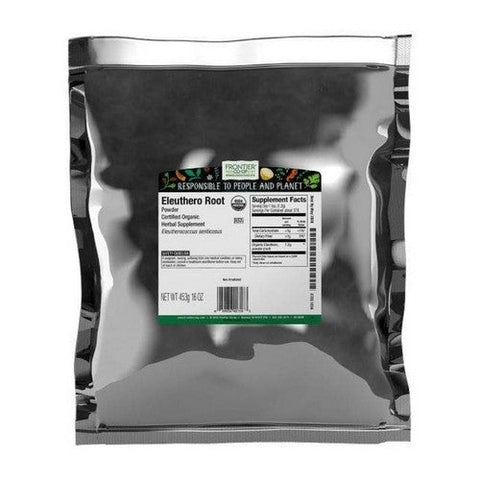 Frontier Coop, Organic Eleuthero Root Powder, 1 Lb