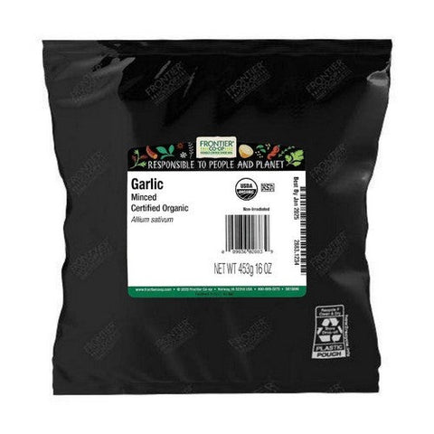 Frontier Coop, Organic Minced Garlic, 1 Lb