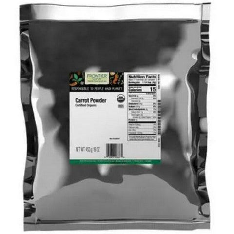Frontier Coop, Organic Carrot Powder, 1 Lb Frontier Coop