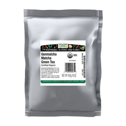 Frontier Coop, Organic Genmaicha Matcha Tea, 1 Lb Frontier Coop