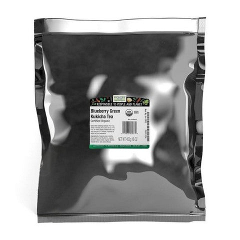 Frontier Coop, Organic Blueberry Green Kukicha Tea, 1 Lb Frontier Coop