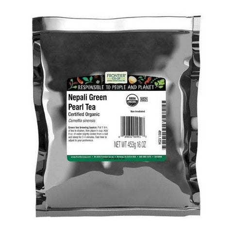 Frontier Coop, Organic Nepali Green Pearl Tea, 1 Lb Frontier Coop