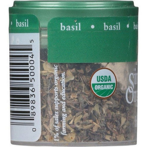 Simply Organic, Organic Basil Leaf, 0.18 Oz Simply Organic