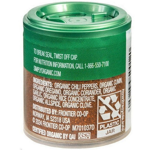 Simply Organic, Organic Chili Powder, 0.60 Oz Simply Organic