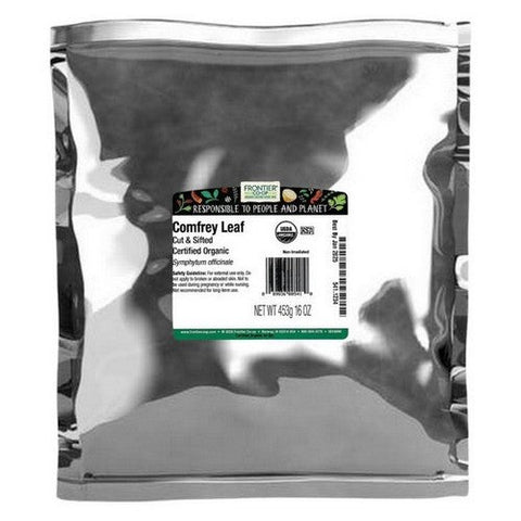 Frontier Coop, Organic Comfrey Leaf Cut & Sifted, 1 Lb Frontier Coop