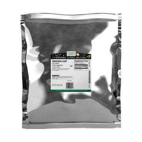 Frontier Coop, Damiana Leaf Cut And Sifted, 16 Oz Frontier Coop