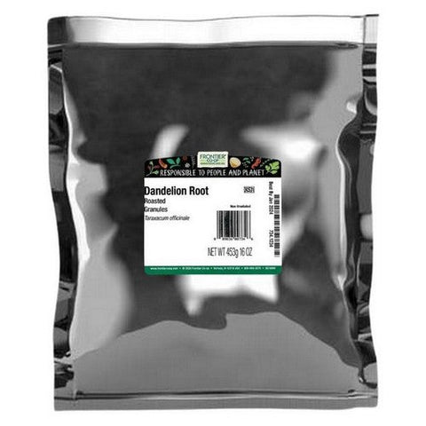 Frontier Coop, Roasted Dandelion Root Granules (Drip Grind), 1 Lb Frontier Coop