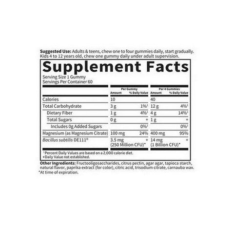 Garden of Life, Dr. Formulated Magnesium Gummies Peach, 60 Gummies Garden of Life
