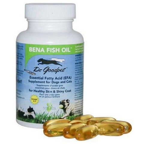 Dr. Goodpet, Bena Fish Oil For Dogs And Cats, 45 Softgels Dr. Goodpet