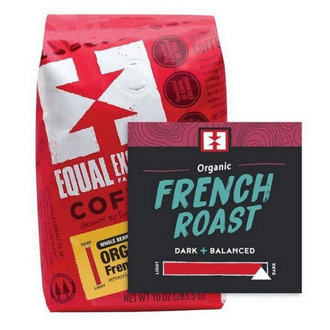 Equal Exchange, Organic French Roast Whole Bean Coffee, 10 Oz Equal Exchange