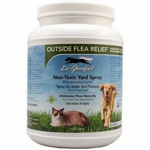 Dr. Goodpet, Outside Flea Relief Non Toxic Yard Spry, 1 lb Dr. Goodpet
